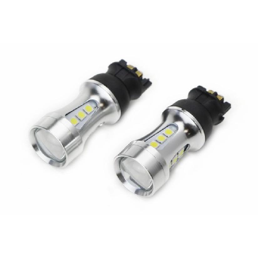 White CANbus PW24W LED Bulbs For BMW F30 3-Series VW MK7 Golf Halogen Trim DRL