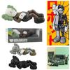 Sezamová ulice Kaws Cos Nosící panenka, Anime Trendy Figurka Velkoobchod 17cm, Materiál Pvc, Šedá