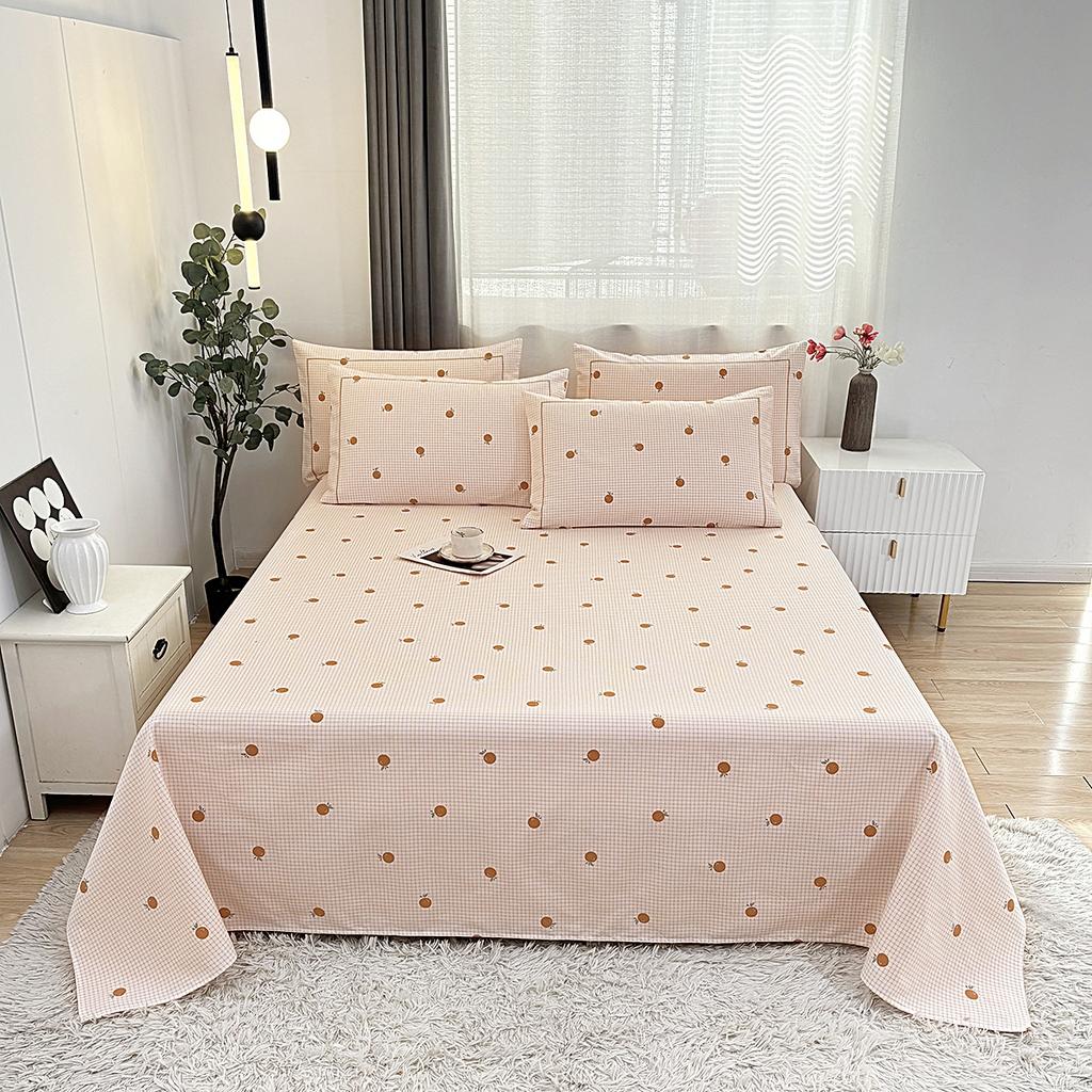 Haushalt doppelt verdickt altes grobes Tuch Bettlaken Einzelstück Baumwolle Steppdecke Laken Studentenwohnheim Einzelbett reine Baumwolle