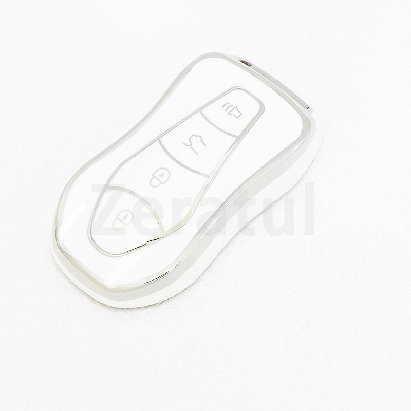 Auto Keyless Gold Edge Tpu Key Fob Case For Geely Atlas Pro Emgrand Gs X6 Suv Ec7 Boyue Tugella Azkarra Fy11 Cover Accessories