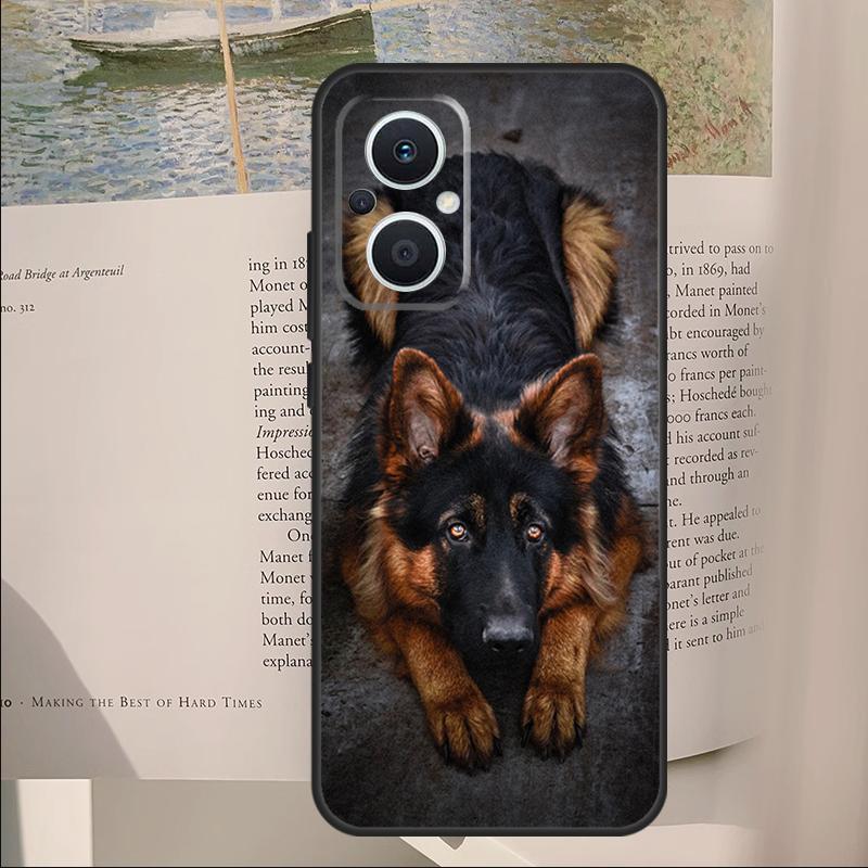 German Shepherd Dog Cover For OPPO Reno 11F 12F 13F 14F 14 10 11 13 Pro 7 8 Lite OPPO Find X8 X6 X5 X9 Pro Case