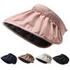 Summer Black UV Protection Sun Visor Headband for Women Fashion
