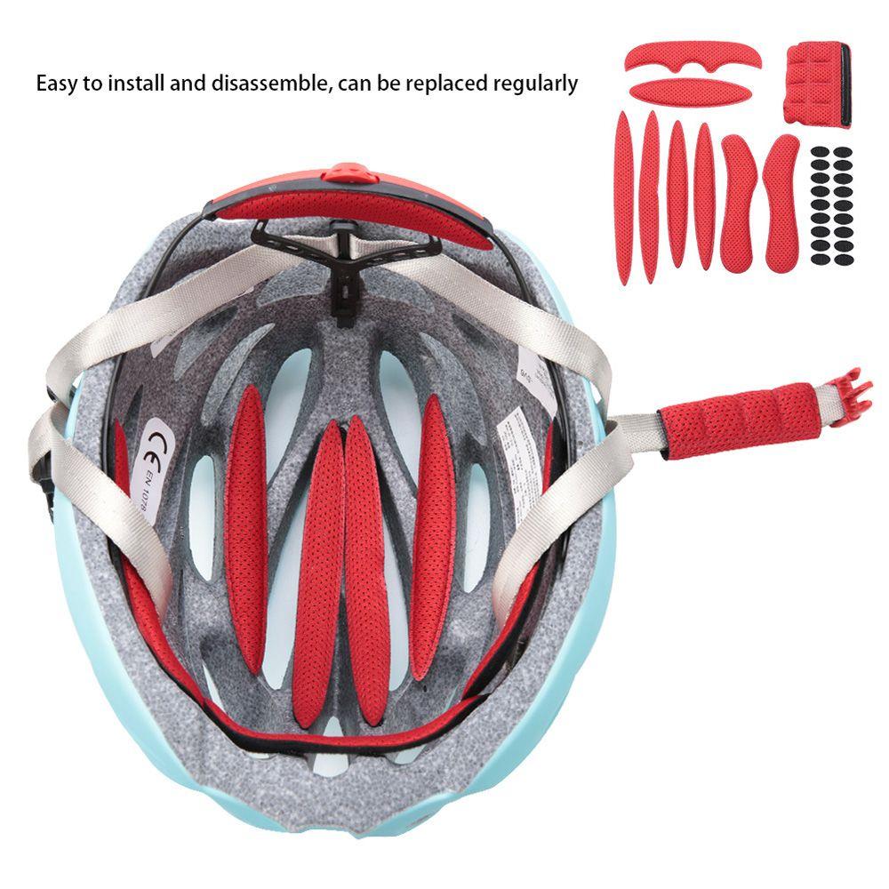 1set Universal Bicycle Padding Sponge Lining Inner Lining Protection Pad Helmet Lining Helmet Pads
