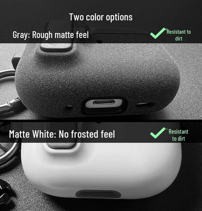 Custodia protettiva per AirPods 4/Pro 2/3 con fibbia