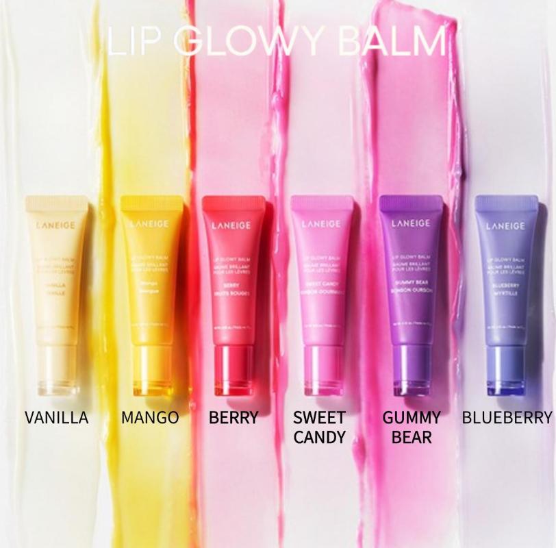 Laneige Lip Glowy Balm 10g – Glossy Moisturizing Lip Balm (Berry, Matcha, Gummy Bear & More)