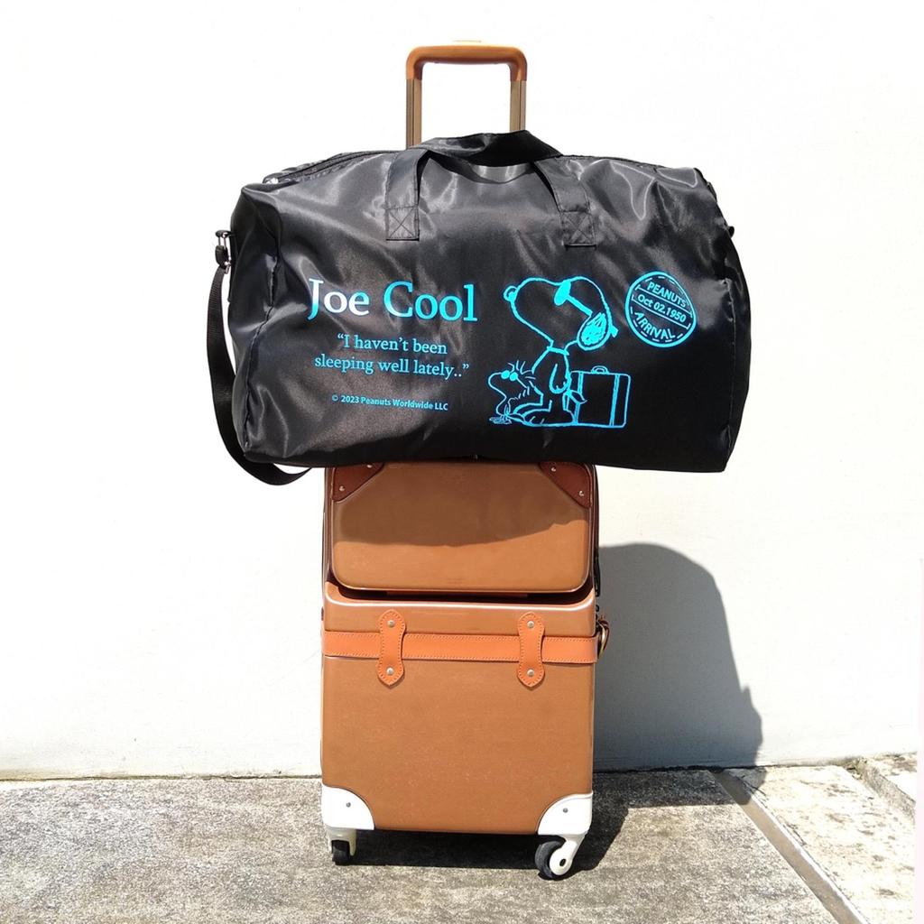 VANGUARD Snoopy Mobile Boston Bag Large Capacity 35 Liters Large Water Repellent Folding Shoulder Included Pouch Function That Can Be Set In SNOOPY