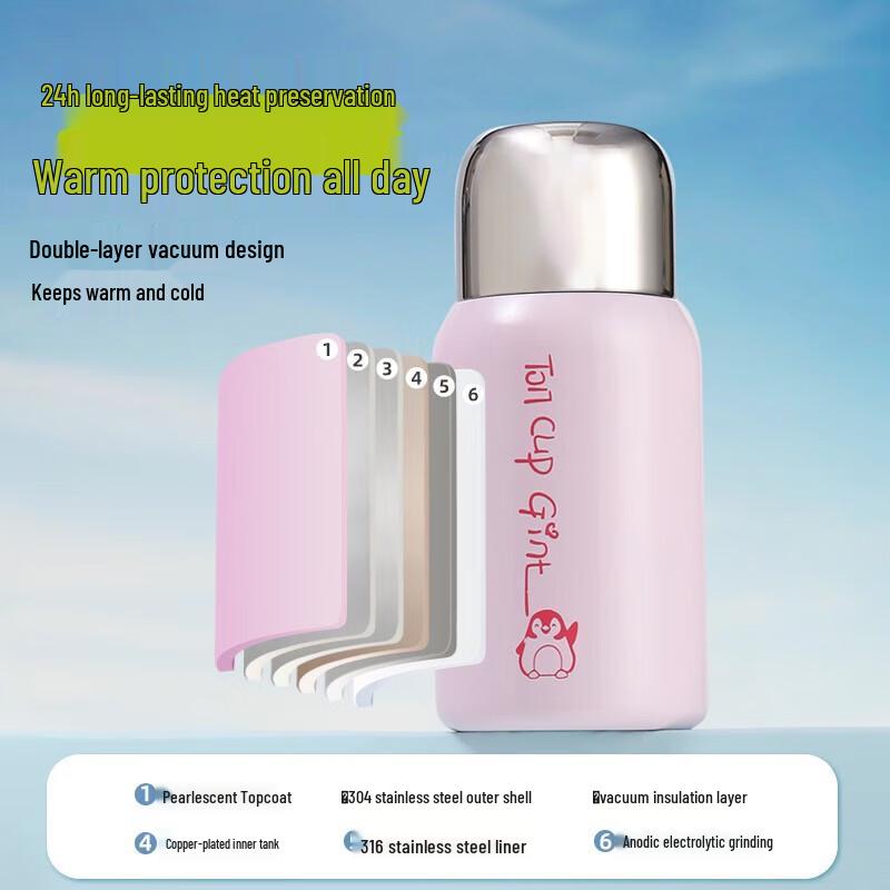 Jiate Insulated Portable Straw Sippy Cup