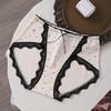 Plus Size Female Vintage Polka Sexy Lace Lace Color Cotton 10A Antibacterial Cotton Extended Crotch Panties
