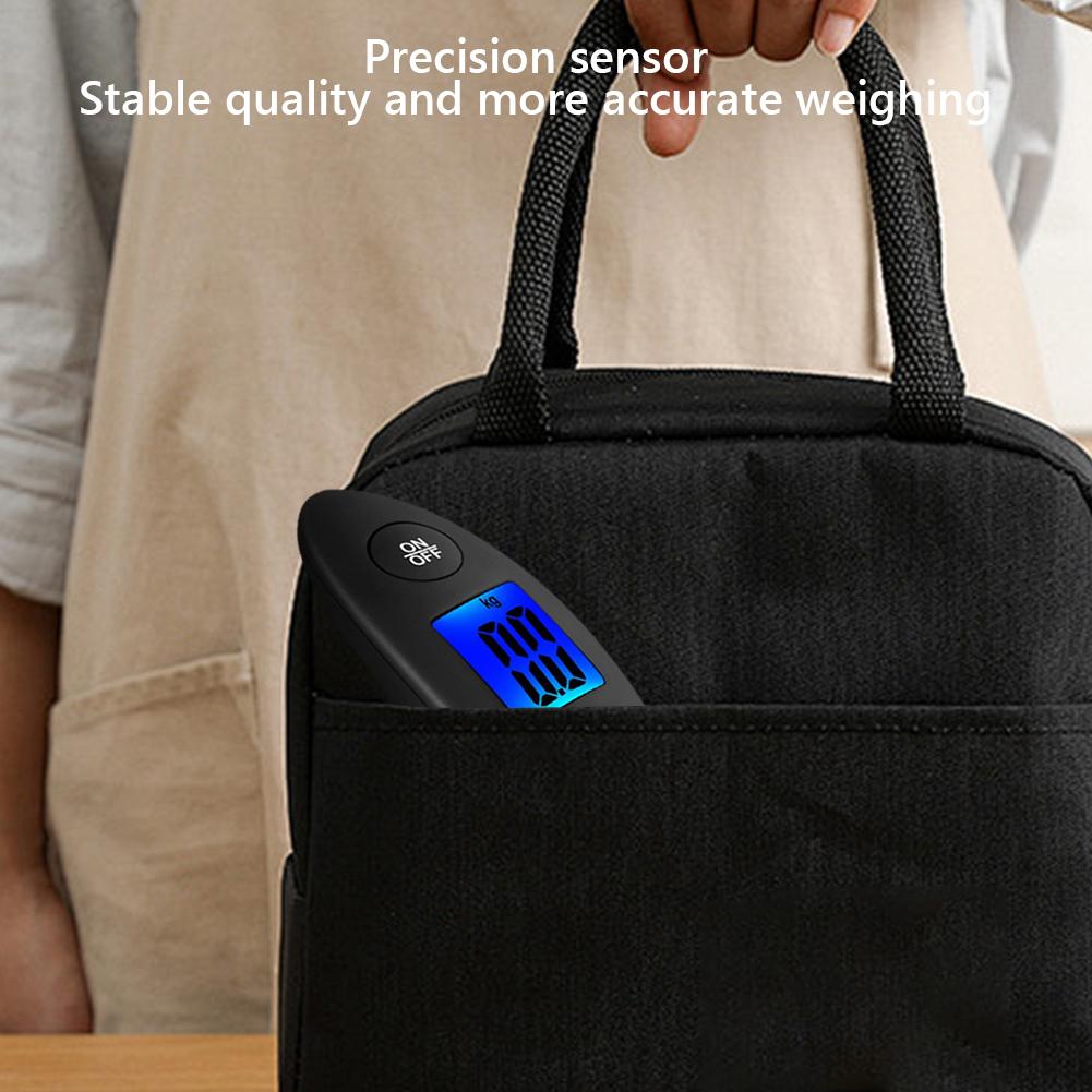 Luggage Scale Suitcase Weight Scale LCD Display Portable Hanging Scale with Backlight Handheld Mini Pocket Scale for Weighing