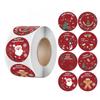 500PCS/Pack 1Inch Merry Christmas Stickers Christmas Tree Elk Candy Bag Sealing Sticker Christmas Gifts Box Label New Year
