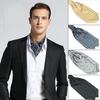 Men's Classic Colorful Silky Satin Wedding Banquet Necktie Cravat Ascot Tie
