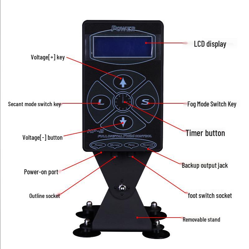 Ou Liang HP-2 Multifunctional Tattoo Power Supply & Foot Pedal Stabilizer