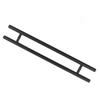 Stainless Steel Glass Door Handle Black Ergonomic Design Interior Exterior Door Pull Push for Glass Door