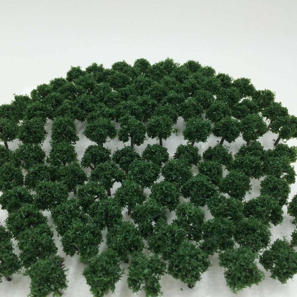 Selectable Quantity 50 or 100 Pieces N Gauge Architectural 3cm Dark 100 Forest, Colors, [DauStage] Diorama, Railway, Model, Trees, Scenery, (11,