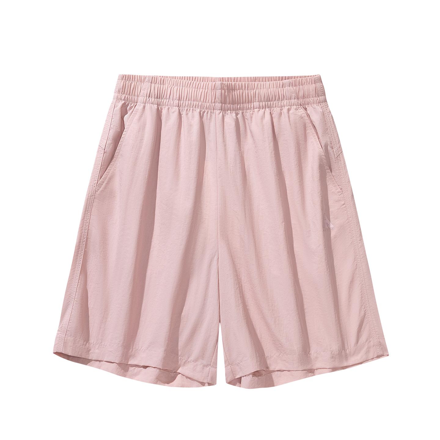 

Anta Outdoors Womens Woven Mid-Length Shorts Summer 2026 Casual Shorts Women shorts Soft-Pink 962626505-6 XS