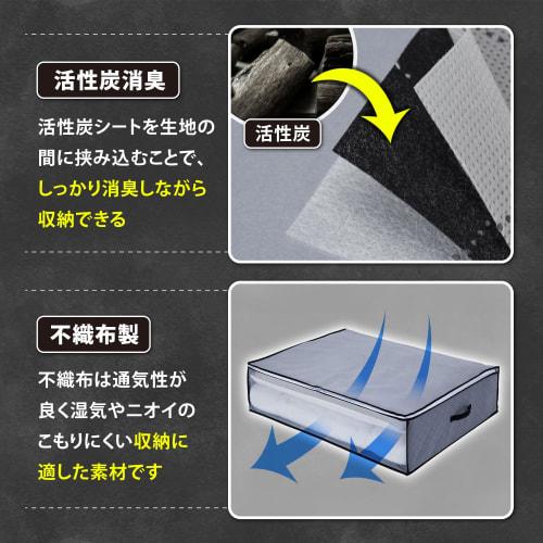 Astro Activated Charcoal Deodorizing Futon Storage Case. Deodorizes and Stores Futons with the Power of Activated Carbon. Breathable Nonwoven Fabric P