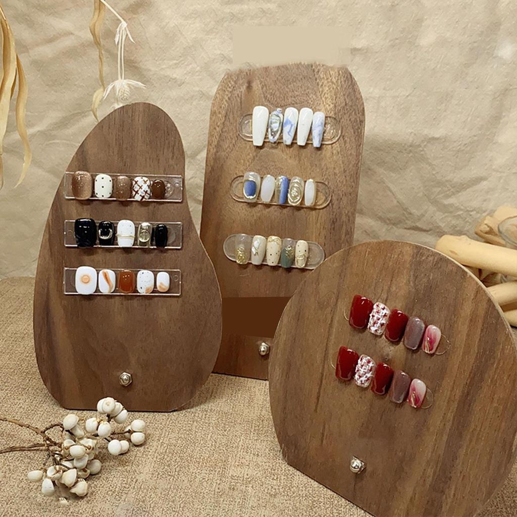 Nail Art Display Stand Fingernail Displaying Holder Tip Sample Board