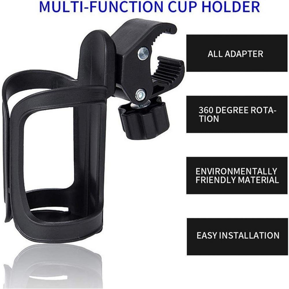 360 Rotation Bike Bicycle Bottle Cage Handlebar Mount Drink Water Cup Holder Kid Bicycle Bottle Holder Cage for Bike Stroller