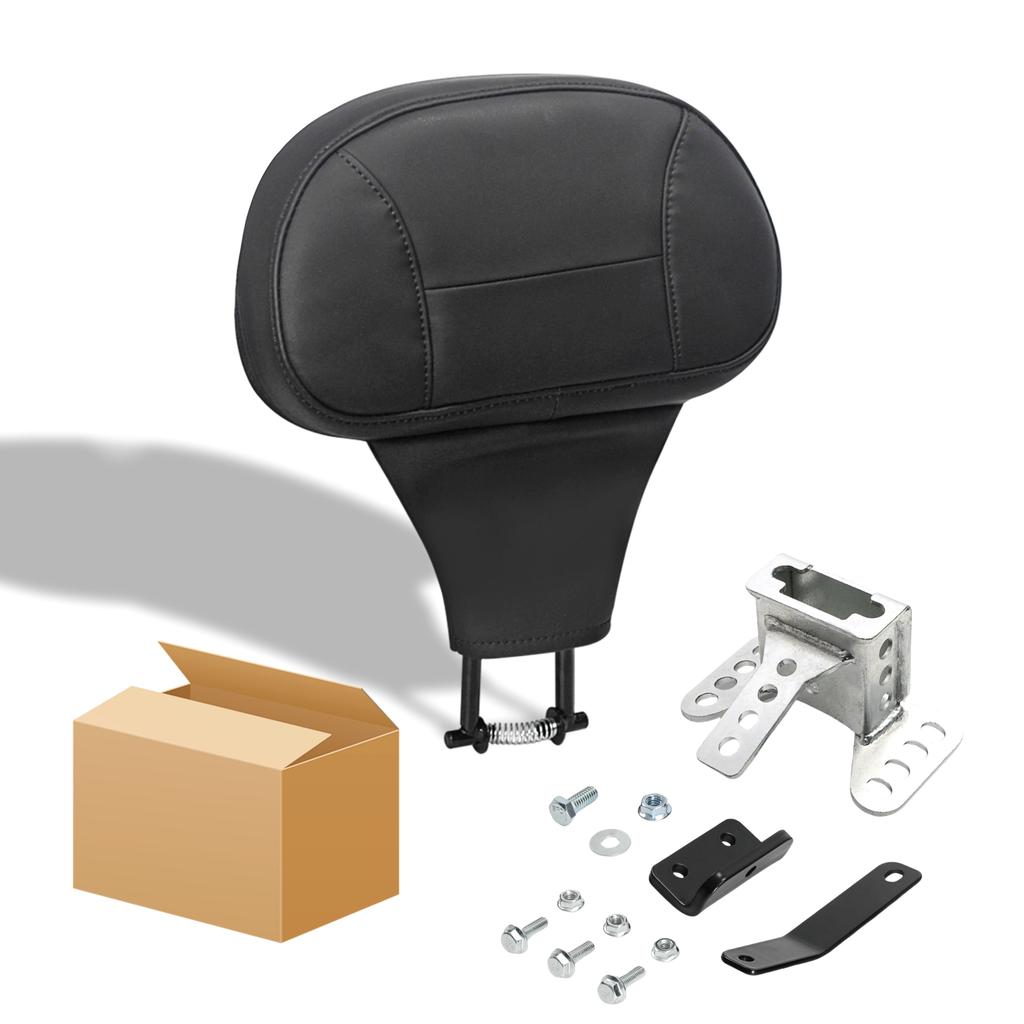 Motorcycles Front Driver Rider Seat Backrest Pad Adjustable For Harley Davidson Touring Road King Street Electra Glide 2009-2025