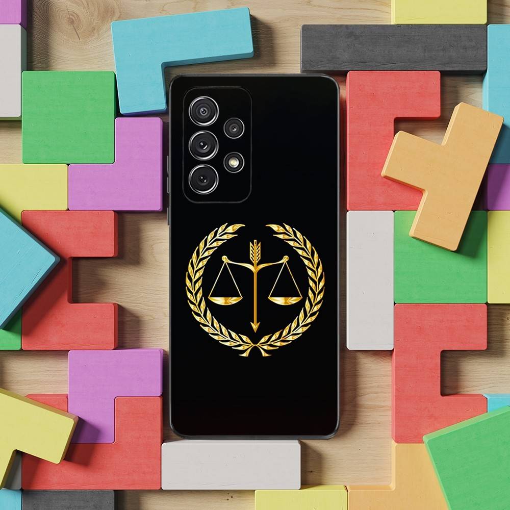 Law Lawyer Judge Justice For Samsung S9,S10,S20,S10,S21,S25,S24,S23,Ultra,FE,Plus,Lite,Soft Silicone Black Case