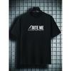 European Sizes Large Men's Casual Short Sleeved T-shirt Men's Summer Simple Plus Plus Large T-shirt, PLUS SIZE