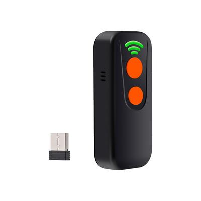 2D 1D QR Barcode Scanner 3 In 1 BT & 2.4GHz Wireless & Wired Connection Sound and Vibrator Prompt