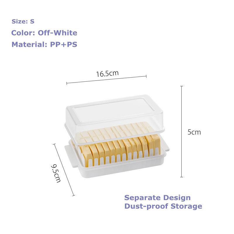 Butter Cutting Storage Slicer Cut Boxes Cheese Storage Cutting Bins Food Storage and Container Kitchen Accessories