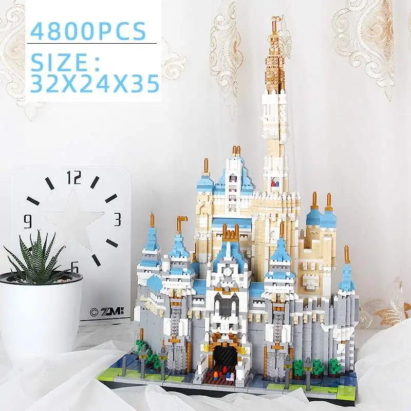 Challenge Moon Palace Castle Yz Mini Blocks Architecture Beautiful House Brinquedos Diy Toy Girls Christmas Gifts New Year
