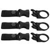 3PCS Nylon Outdoor Multifunction Portable Water Bottle Carabiner Waist Belt Hanging Buckle for