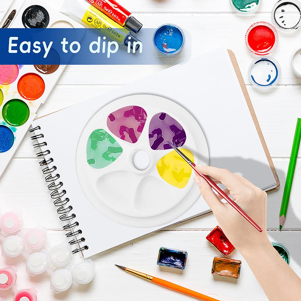 Jar Style Paint Portable Watercolor Acrylic Mixing Tray Art Painting Supplies