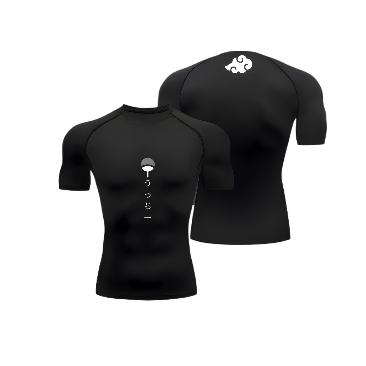 Anime Compression Shirt Men s Print Summer Short Sleeve Rash Guard Gym Workout T-Shirt Athletic Quick Dry Baselayer Undershirts S