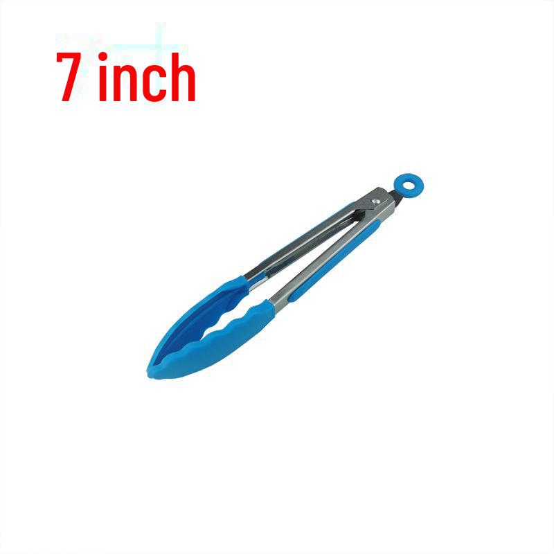 Набор зажимов для гриля-барбекю из нержавеющей стали и силикона: Зажимы 7 , 9 , 12