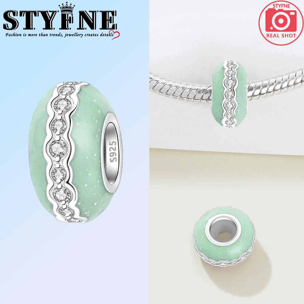 Copper Colorful Colors Charms Beads Pendant Star Moon Isolation Charm For Original Bracelet Woman Girl Jewelry