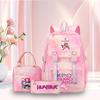 K-Pop Witch Hunters Cartoon Printed Student Pencil Bag Lunch Bag Three-Piece Backpack