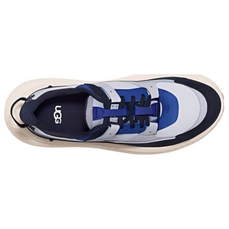 UGG Leather Comfortable Versatile Low-Top Casual Shoes Men Sneakers Blue 1127111-FYN