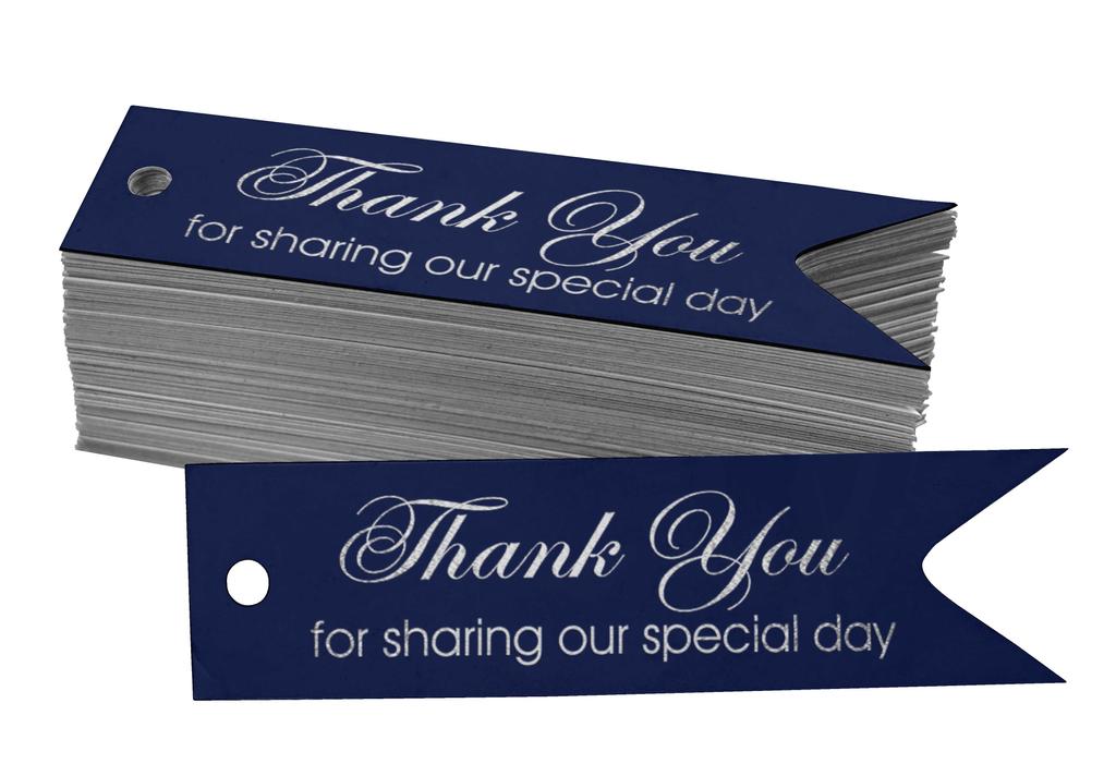 Inkdotpot Gold Foil Paper Hang Tags Thank You For Sharing Our Special Day Bridal Shower Favor Tags 100