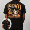 2026 New Dragon Ball Summer Cotton Sun Wukong Printed Casual LooseFitting Sports Fitness TShirt