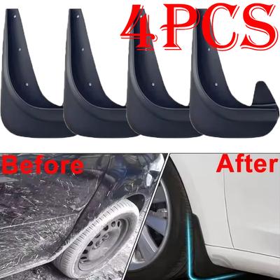 4 stuks Auto Truck Spatborden Universele Bandenbeschermers Slibverdamper Afdekking Voor en Achter Auto Buitenaccessoires