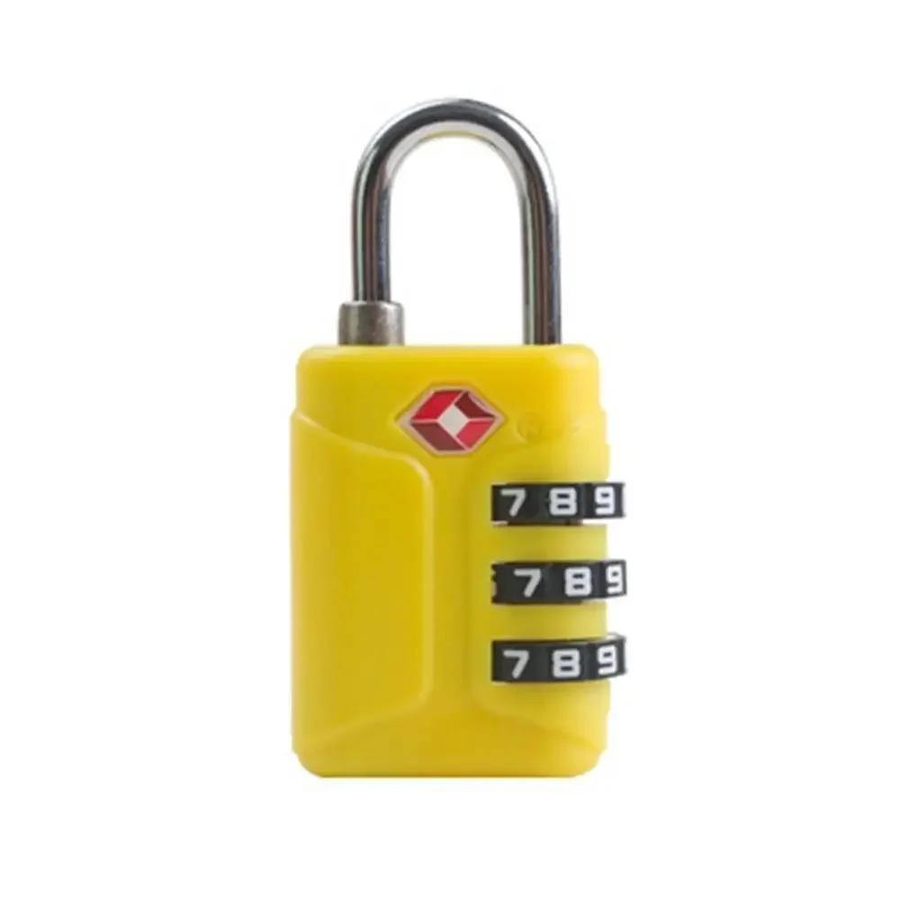 TSA Customs Padlock Travel Suitcase Luggage Backpack 3/4 Digit Combination Lock Portable Anti-theft Cabinet Locker Security Tool