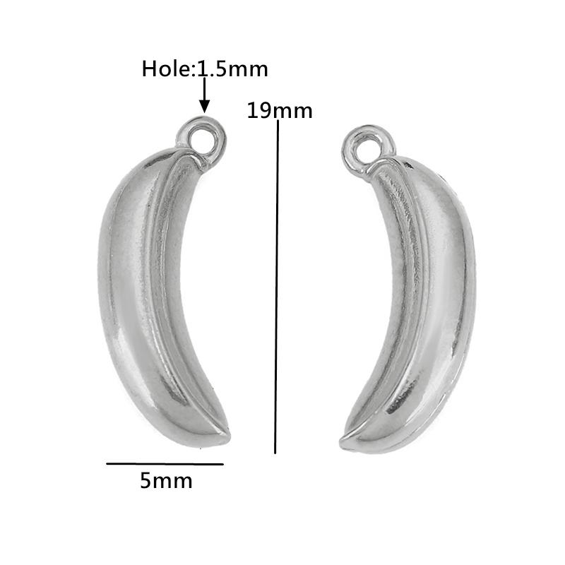 3pcs Lipstick Rabbit Conch Lovers Charms Skull Heart Mushroom Stainless Steel Pendants for DIY Necklace Bracelet Jewelry Making