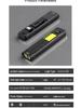 2026 EDC Tactical LED Flashlight with Display, Pen Clip, Magnetic Base - Super Bright, Multi-functional Outdoor Emergency Light
