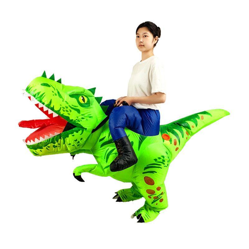 

Halloween T-Rex Dinosaur Inflatable Riding Costume - Festival Hot Sale One Size