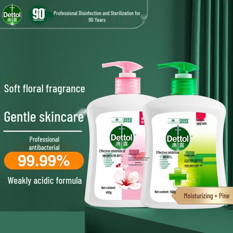 Dettol Antibacterial Hand Wash Twin Pack