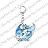 Cartoon Cute Anime Eevee Acrylic Keychain Leafeon Vaporeon Flareon Espeon Sylveon Jolteon Glaceon Bag Pendant Key Ring Gifts Toy