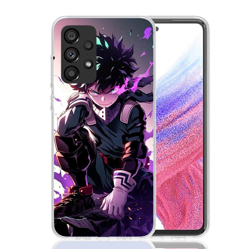 Midoriya Izuku Deku MHA My Hero Phone Case For Samsung Galaxy A52 A42 A32 A22 A12 A02S A72 A51 A41 A31 A21S A50S A71 A40 A30S A1