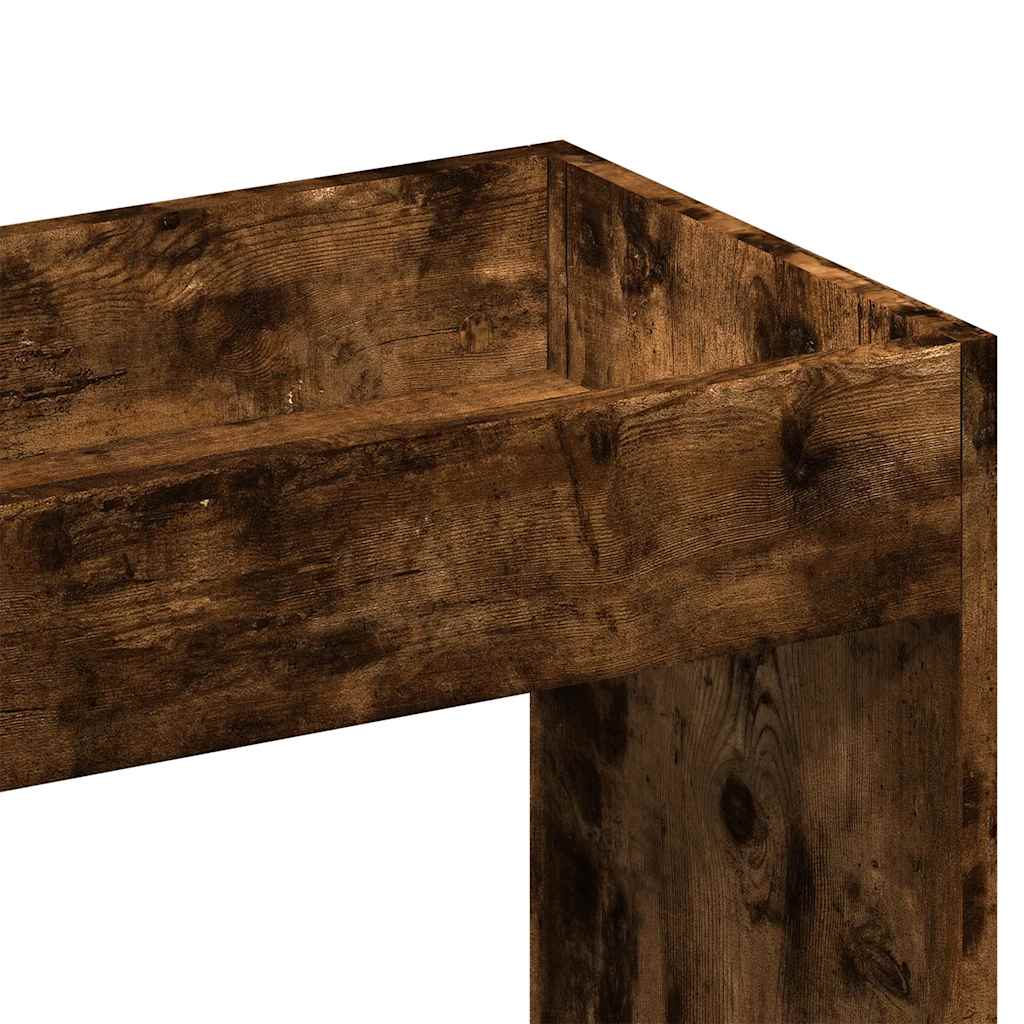 Highboard Smoked Oak 92 x 33 x 140 cm Wood Based Panel