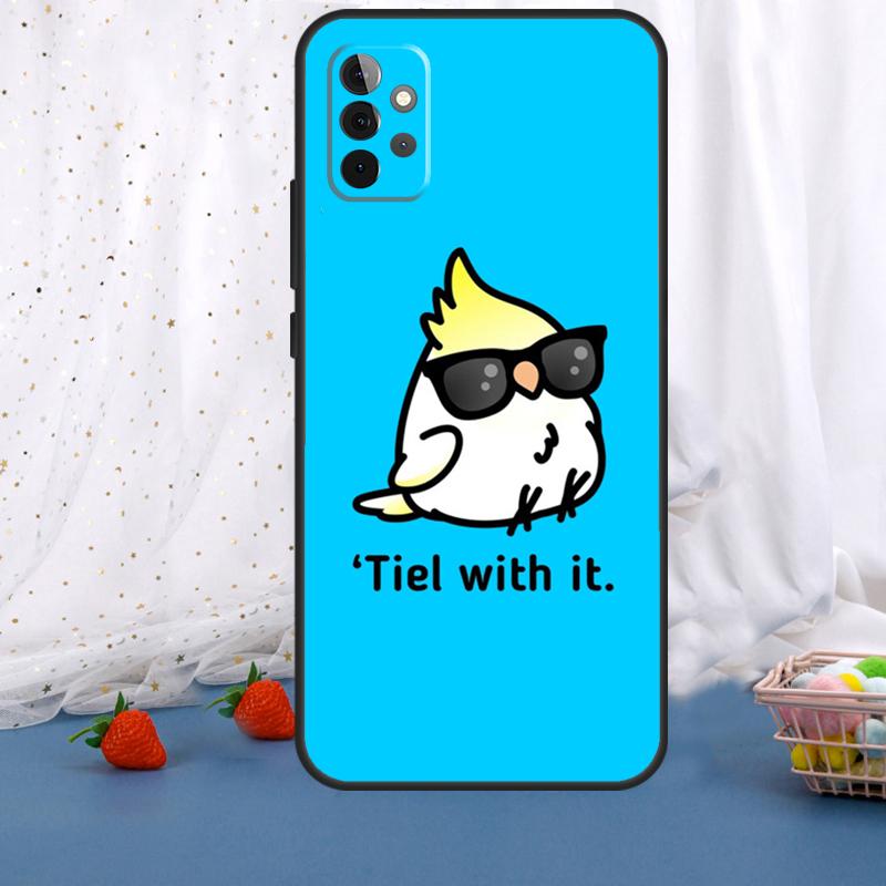 

Cartoon Animal Chubby Cockatiel For Samsung Galaxy A54 A34 A14 A36 A56 A26 A16 A15 A55 A53 A33 A35 A22 A32 A52 A05 A06 Case Samsung A32 4G