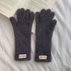 26cm Imitation Mink Velvet Fluffy Solid Women's Gloves Winter Keep Warm Fingertips Touch Screen Fashion Elegant All Match