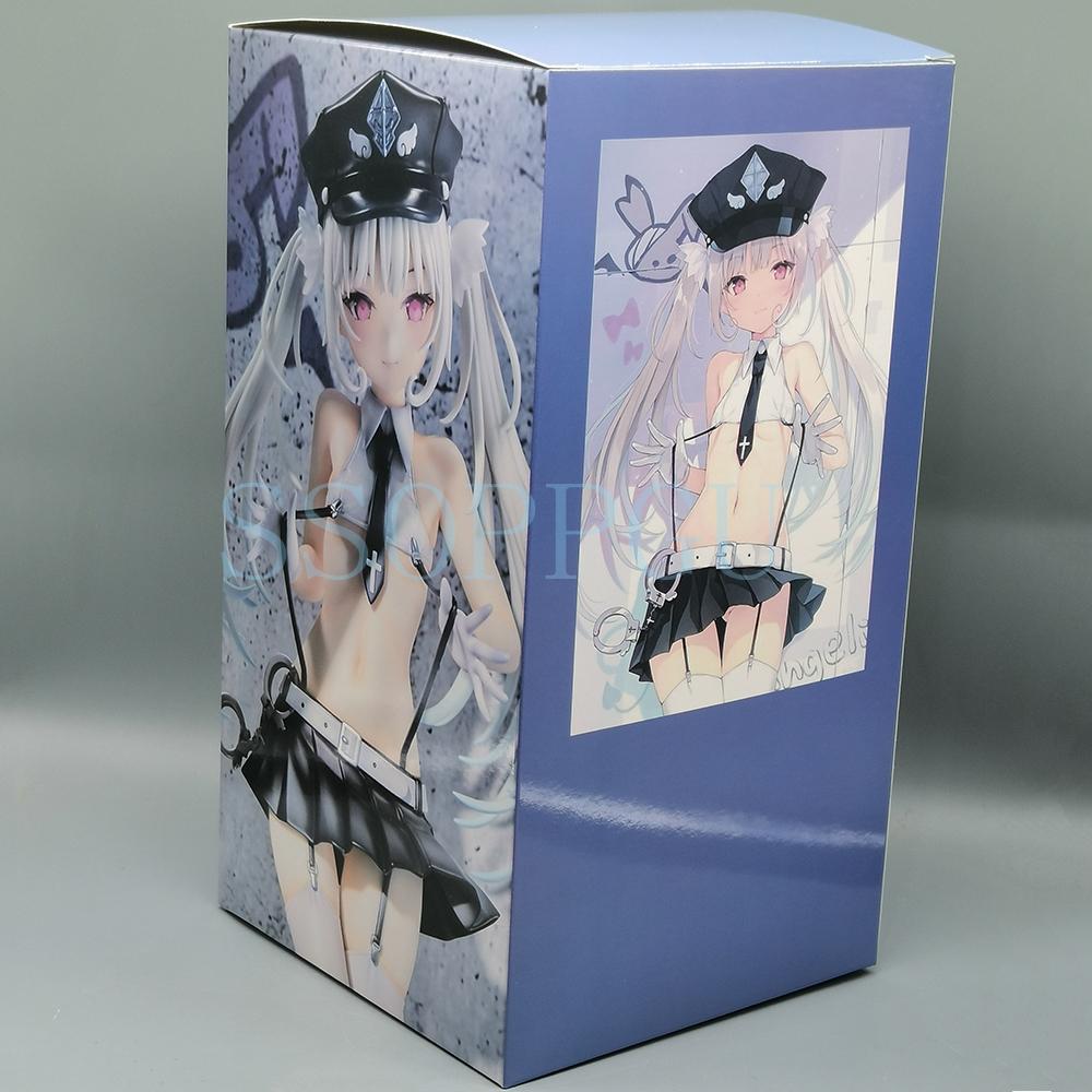23cm UnionCreative Design Figure Angel Cop Police Elle Anime Girl Action Toy Statue Collection Model Doll COCO PVC Rurudo Poseable Articulated Scale