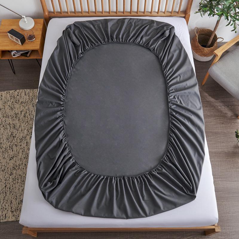 Brushed Cotton Non-slip Fitted Sheet and Mattress Cover for Hotel & Guesthouse Beds